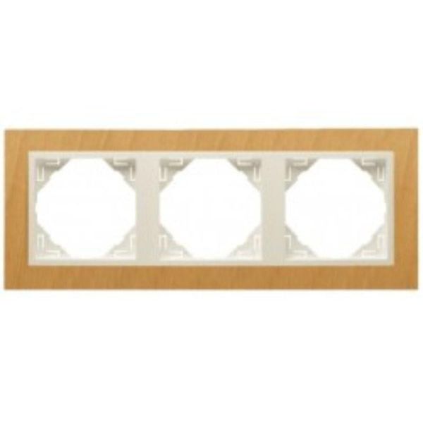 TRIPLE FRAME BEECH/PEARL image 1