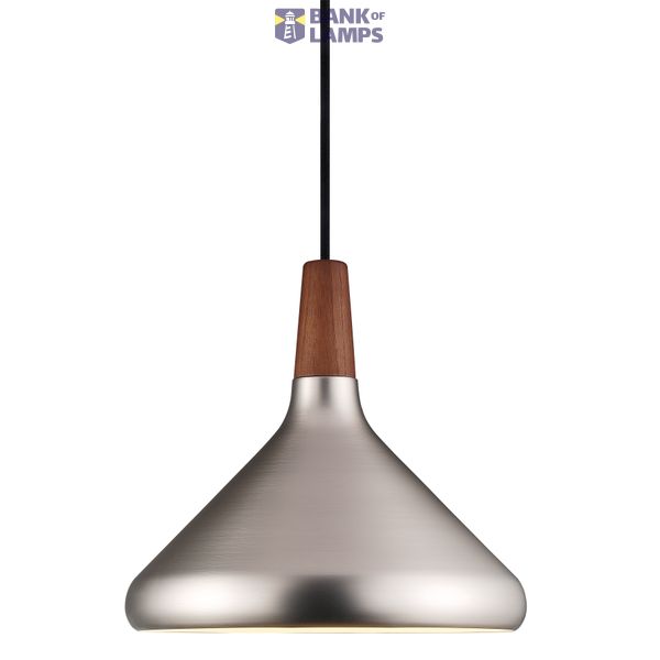 Nori 27 | Pendant | Brushed steel image 1