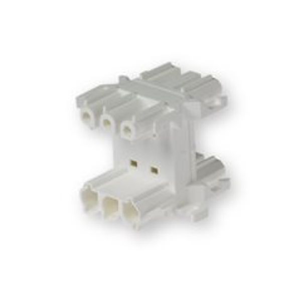 NAD3.W | Distribution block 3-pole, WHITE image 1