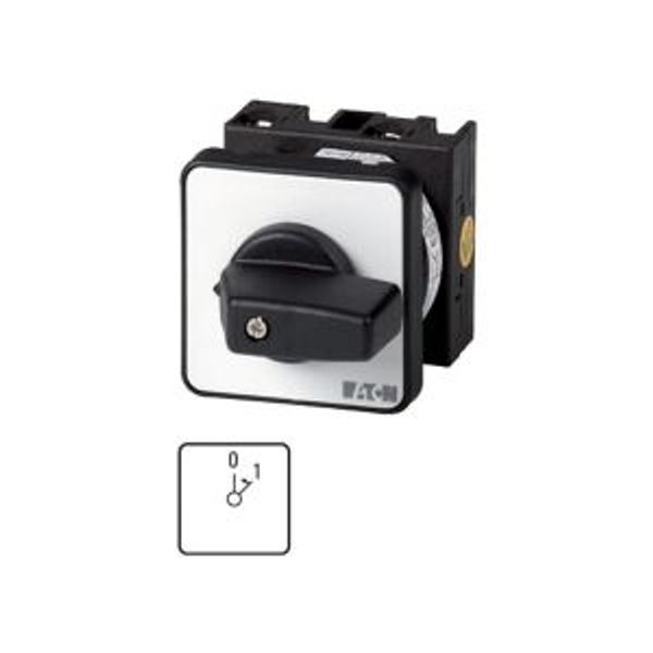 T0-1-8204/E On switches, T0, 20 A, flush mounting, 1 contact unit(s), Contacts: 1, 45 °, momentary, With 0 (Off) position, With spring-return to 0, 0 image 4