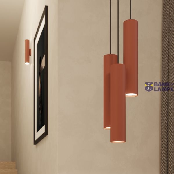 Pendant lamp LAGOS 1 red ochre image 10