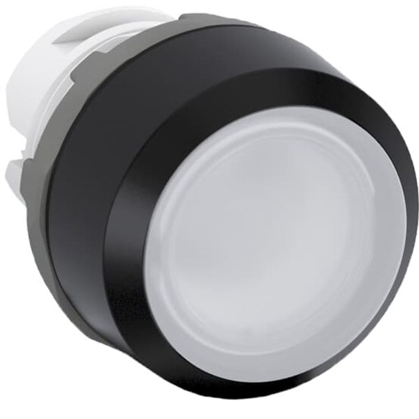 MP9-1251 Illuminated push button white symbol "close", flat, momentary, image 1