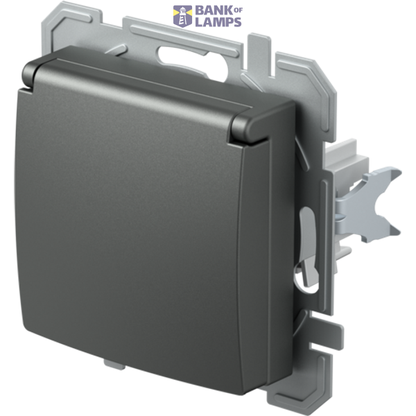 SOCKET SCHUKO+COVER 2P+E 16A 250V~ BV AA XO 4417068 image 2