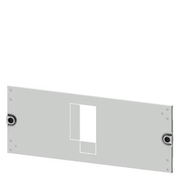 Masking frame 3VA12 (250 A), 4-pole, fixed-mounted, plug-in socket, drive: direct, front-mounted rotary operator, motorized image 1