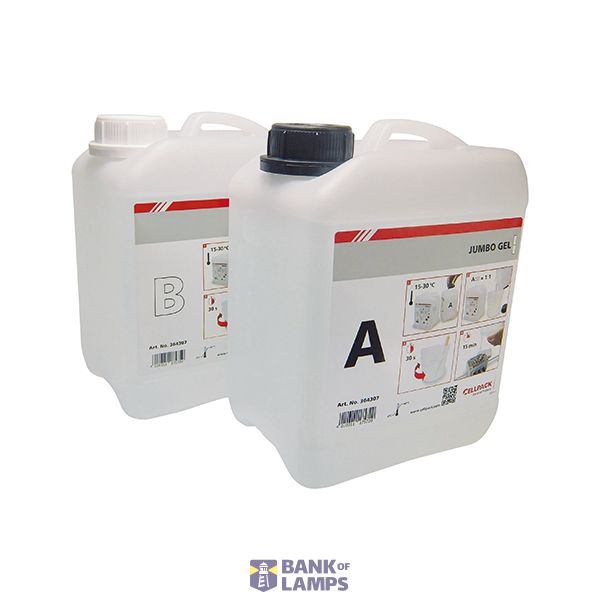Rasina transp.+flexibila 10000ml Jumbogel image 1