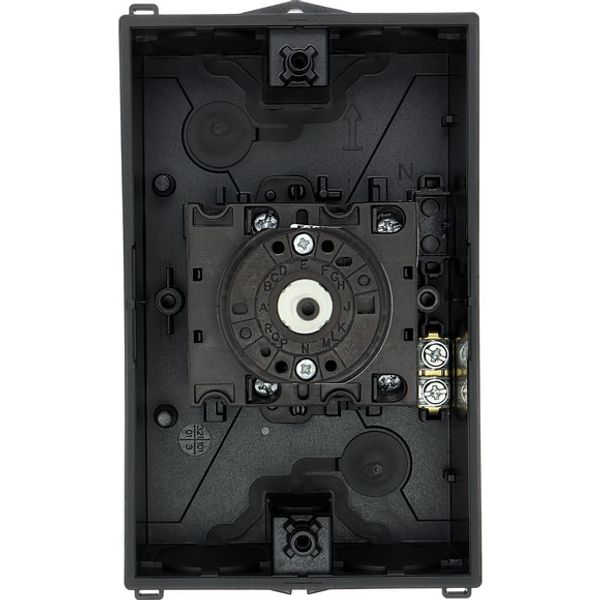 T3-4-8344/I2/SVB Main switch, T3, 32 A, surface mounting, 4 contact unit(s), 8-pole, Emergency switching off function, With red rotary handle and yellow locking ring, image 5