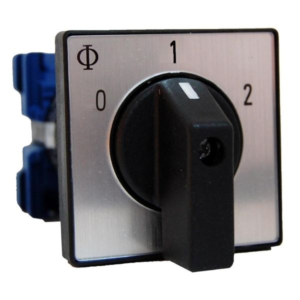 Step switch with 0 position 1-pole 10A 0-1-2 image 1