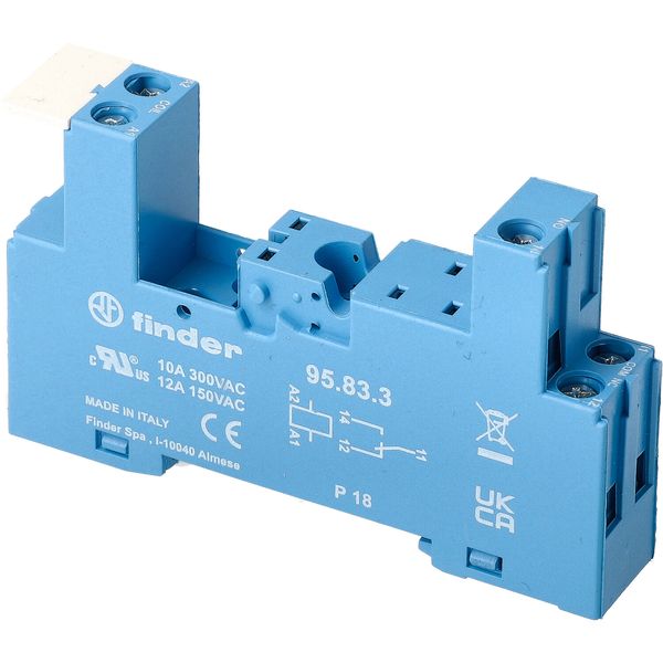Screw socket black for 35mm.rail, 40.31 mod.99.80 (95.83.30) image 2