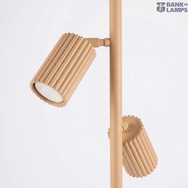 Floor lamp KARBON 3 golden image 4