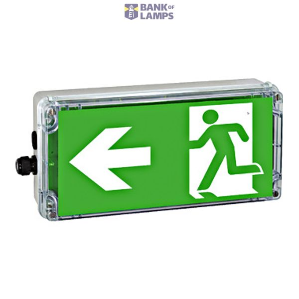 EX-protected emerg.luminaire EXIT 2 zone2/22 LED 230V AC/DC image 1