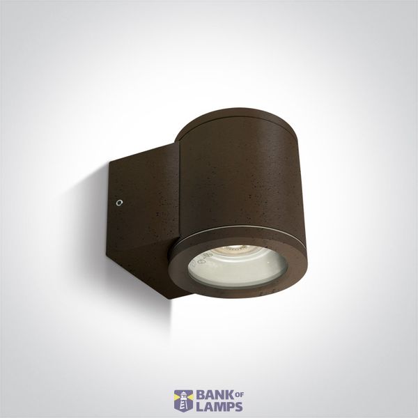 RUST BROWN WALL GU10 10W IP54 image 1