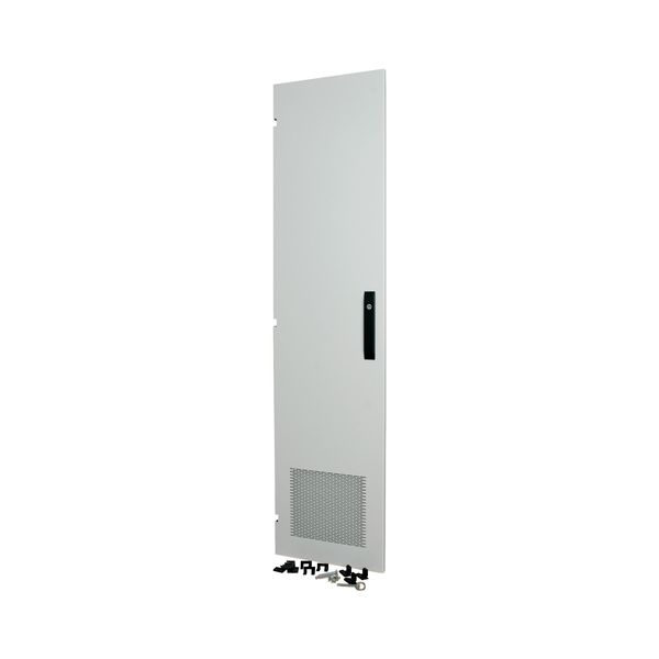 XLSD3L146 Section door, ventilated IP31, hinges left, HxW = 1400 x 600mm, grey image 5