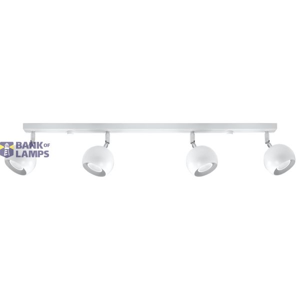 CEILING LAMP OCULARE 4L WHITE GU10 4X40W IP20 image 2