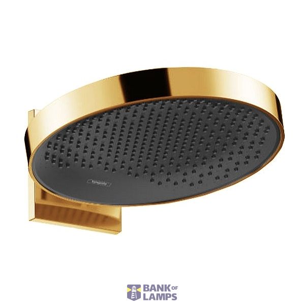 Rainfinity 360 1jet overhead shower, wall-mounted, bronze image 1