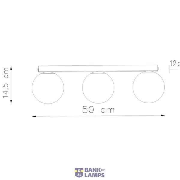 CEILING LAMP YOLI 3 WHITE G9 3X12 IP20 image 7