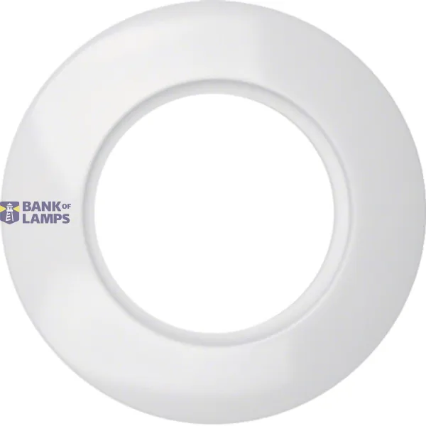 Surface-mounted cover frame, single, series 1930, IP20, polar white glossy image 1