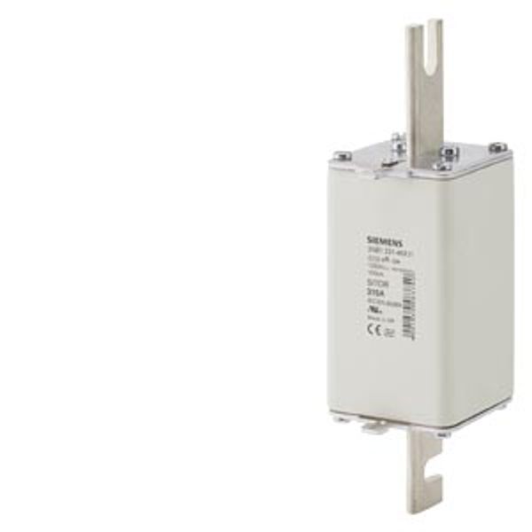 SITOR fuse link, with slotted blade contacts, NH2L, In: 315 A, aR image 1