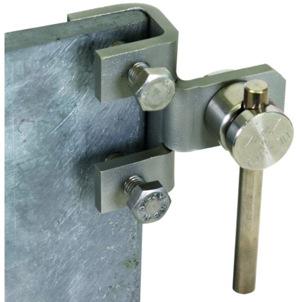 Clamp StSt, vertical type, for profiles 3-18mm with KS connector image 1