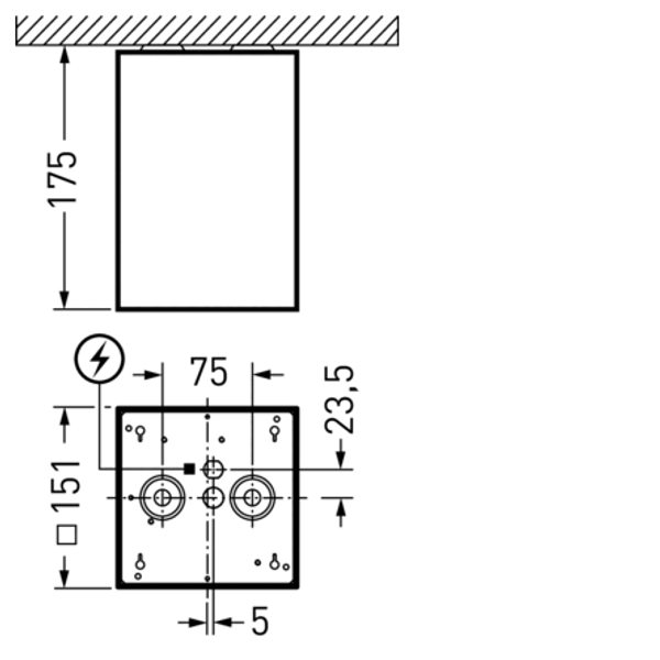 Downlights Sonnos Lens White square ETDD 11W 1600lm Flood (FL) IK06 3 SDCM image 1