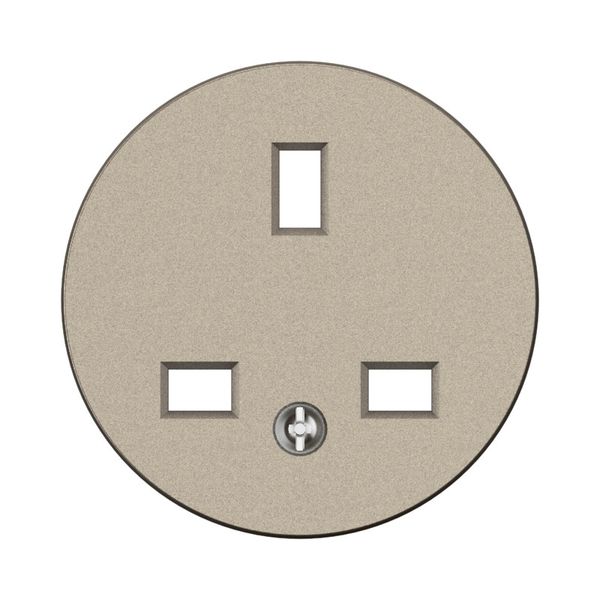 2P+E 13A BS STANDARD SOCKET TITANIUM image 4
