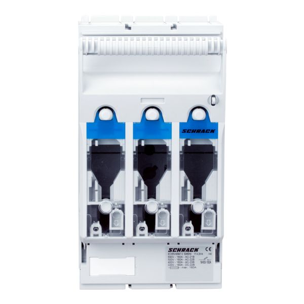 HRC-fuse-switch ARROW BLUE GR.00 3P M8 (The price is shown without markup on metals. Request a quote for accurate information) image 1