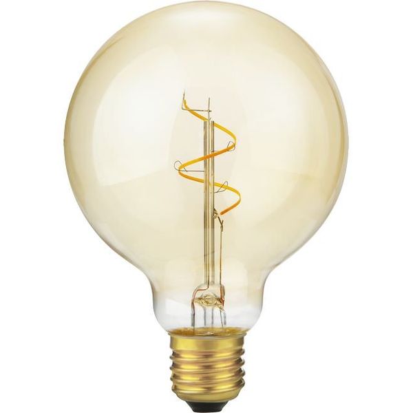 LED E27 Slim Flex Fila Globe G95x135 250Lm 2.9W 922 AC Gold Dim image 1