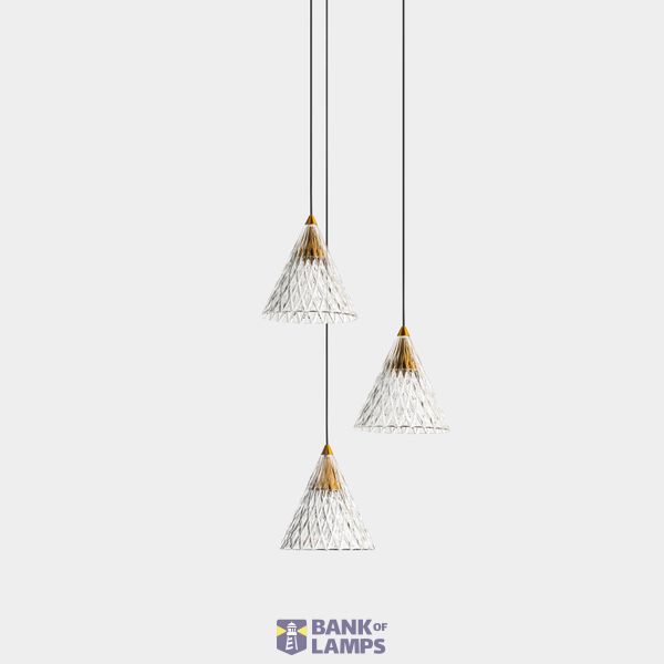 Pendant Veneto Surfaced 3 Bodies LightForLife LED 15W 2700K Black 268lm image 1