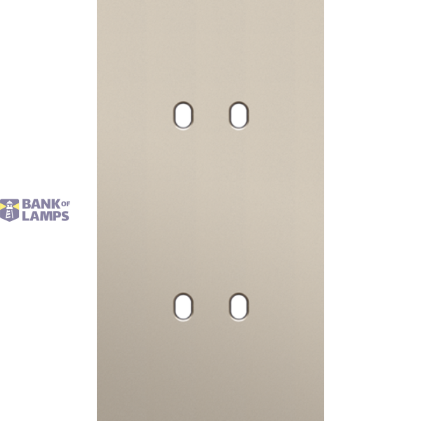 Twofold faceplate, vertical 71 mm centre distance, for 2 Niko Toggle s image 2
