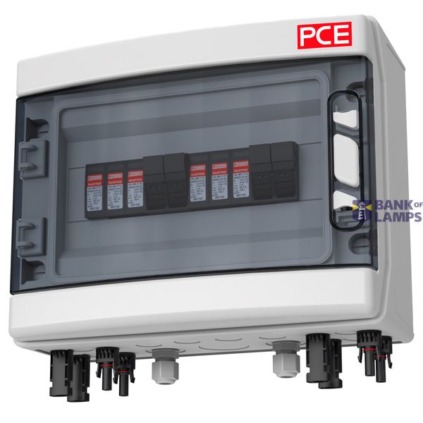 Zestaw PV-BOX 2*D01 16A+2*ochr-DC T1/T2 IP54 image 1