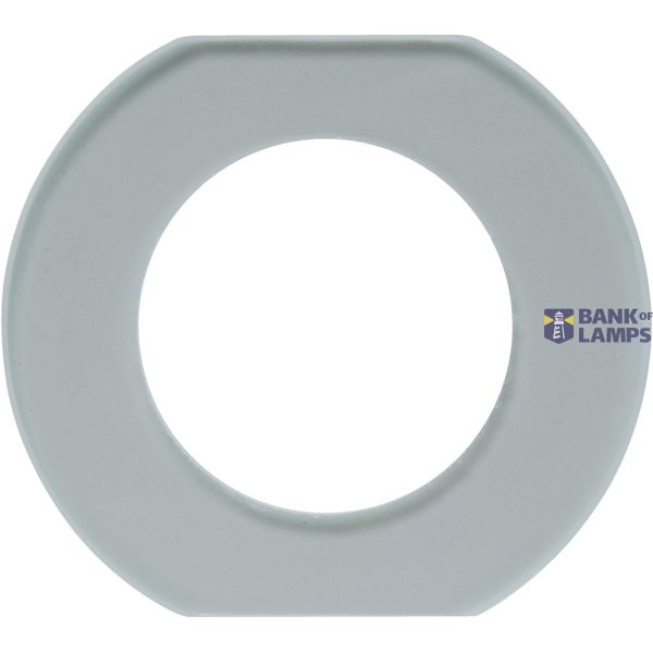 Cover frame 1-piece center piece, Glass Series, clear image 1