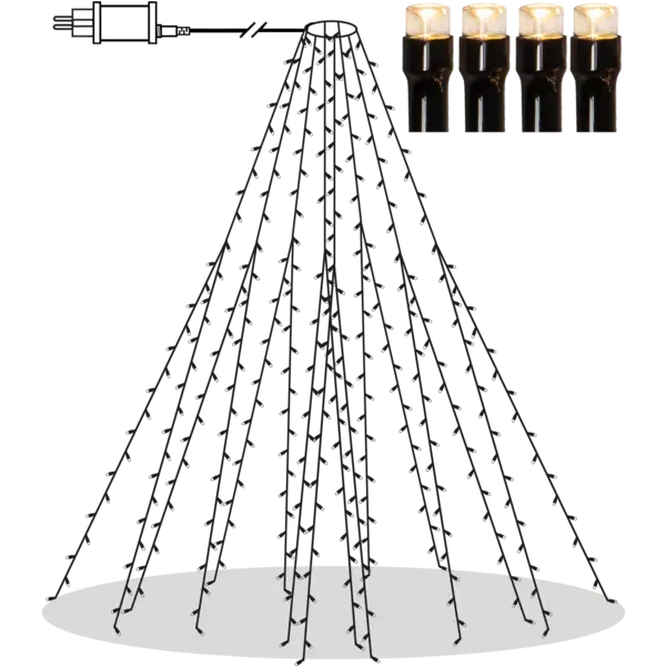 Christmas Tree Light Shiny WarmWhite image 1