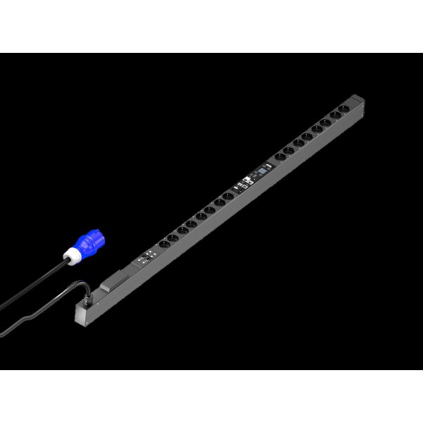 PDU metered plus, 32 A/230 V, 1~,CEE 7/3: 16 x earthing-pin image 1