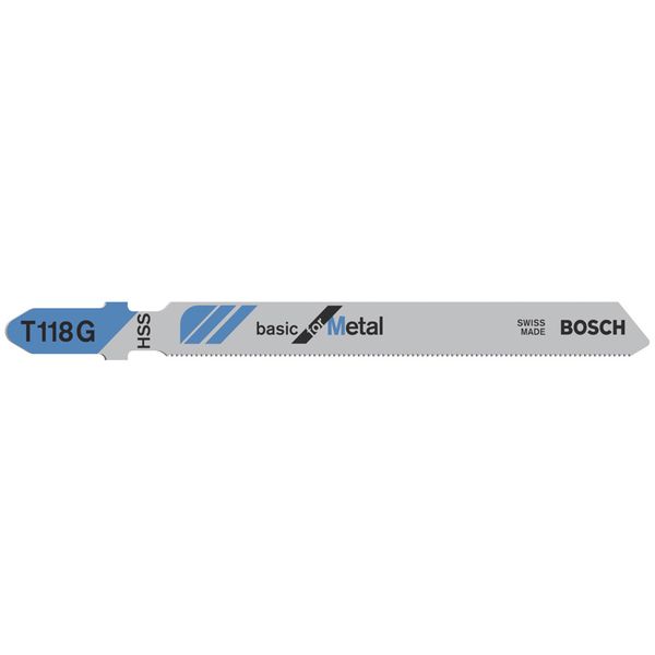 Jigsaw blade T 118 G Basic for Metal 5 pcs. image 1