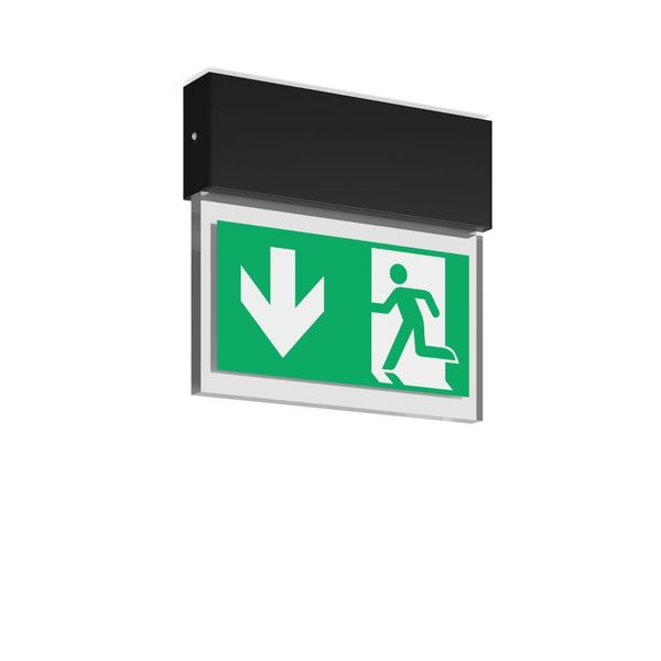 HALYXX, 4,7 W, black, on/off Ceiling luminaires, L 235 B 40 H 220, CBS image 2