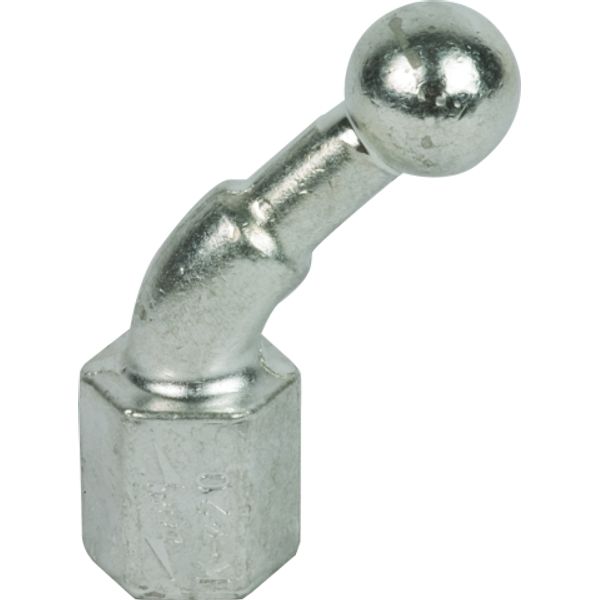 Fixed ball point D 20mm angled (45°) with M16 female thread image 1