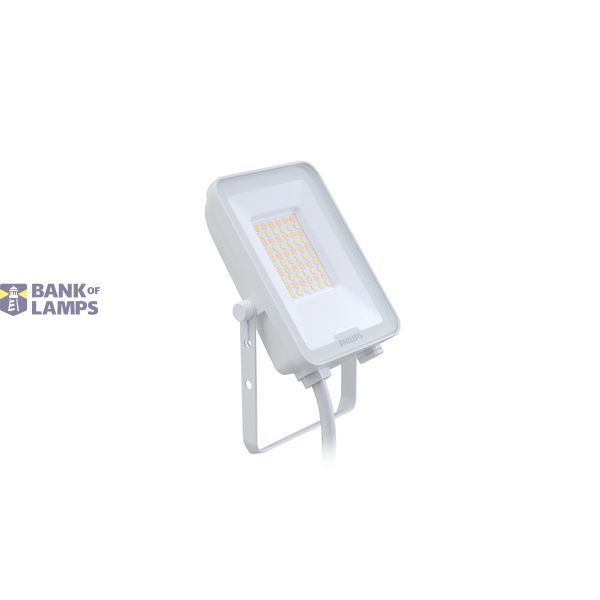 Ledinaire All-in floodlights, 20 W, 2400 lm, 3000 K, 4000 K, 6500 K, Selectable, CRI80, Symmetrical wide beam image 1