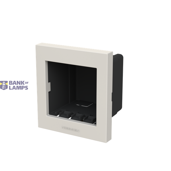 Frame for metallic and plastic profiles - Niessen logo - 2M - Dune image 2