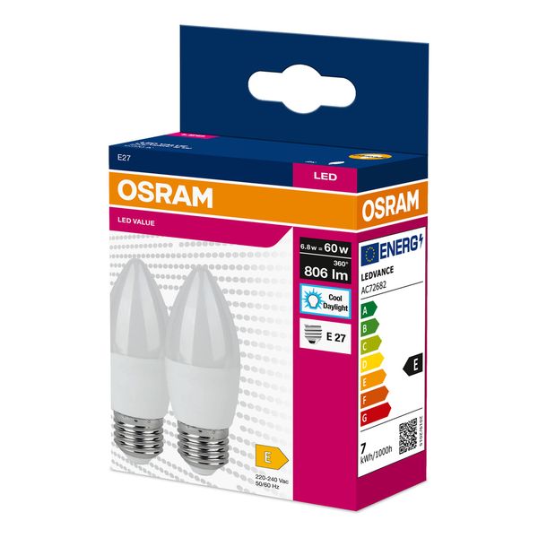 VALUECLB60 6,8W/865 230VFR E27 FS2 OSRAM image 2