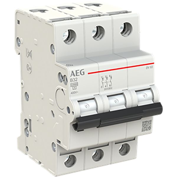 Circuit breaker 3P B Kar. 32A, 10kA image 1