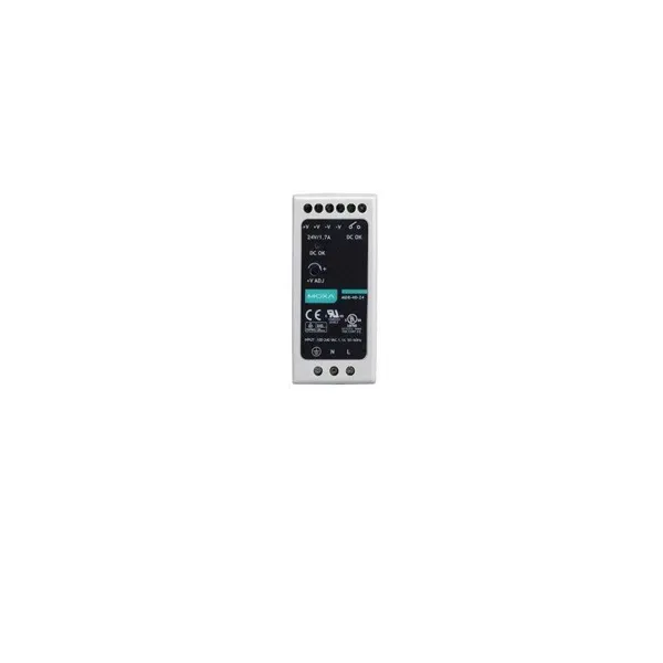 MOXA – MDR-60-24 – DIN-rail 24 VDC power supply with 60W2.5A, 85 to 264 VAC, or 120 to 370 VDC inpu image 1