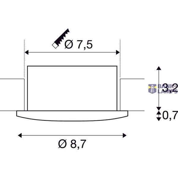 EASY-INSTALL SLIM LED, DL, indoor recessed ceiling light, 3000K, black image 5