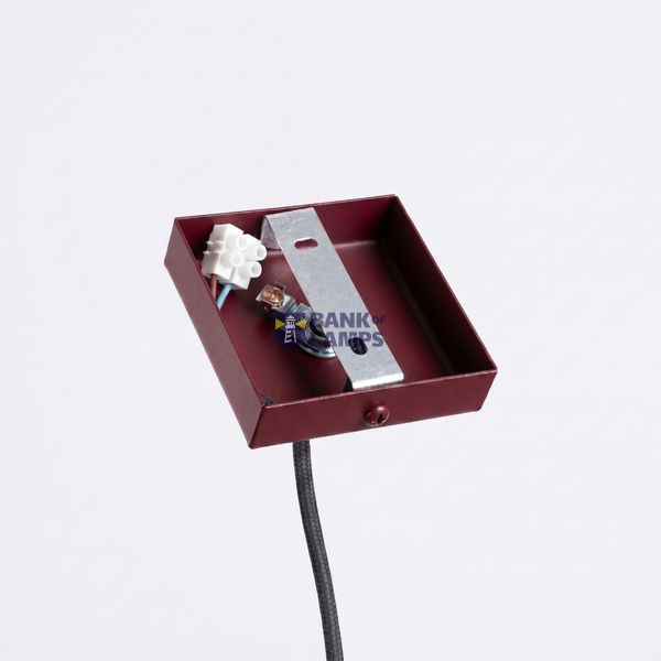 Pendant lamp KARBON 1 burgundy image 7