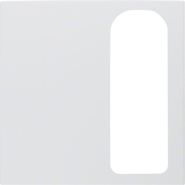 Central part for 15-pin socket, Berker S.1/B.x, white, matt image 1