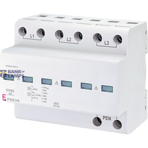 ETITEC S B 275/25 3+0 surge arrester image 1