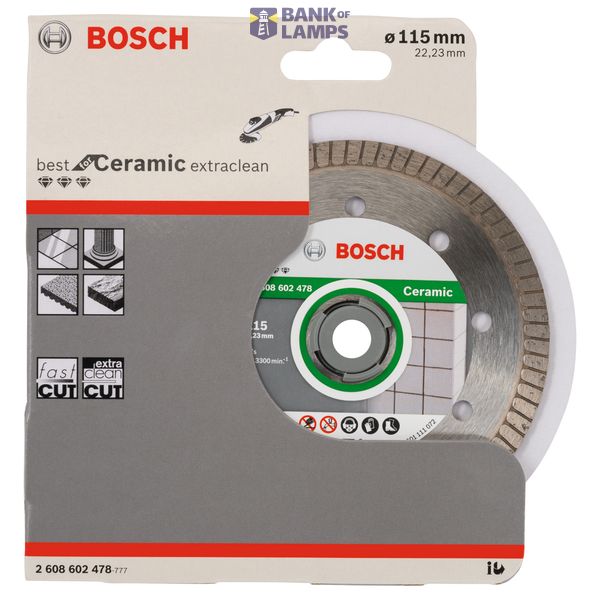 Diamond cutting disc Best for Ceramic 300 x 30/25,40 x 2,8 x 10 mm image 2