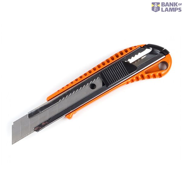 Construction knife, with auto lock, segmented blade, 18 mm image 1