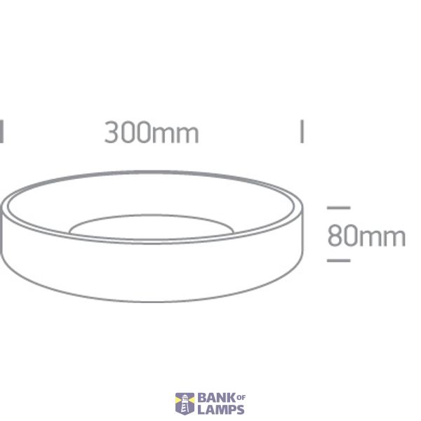 ANTHRACITE PLAFO LED 20W CCTV IP20 230V image 2