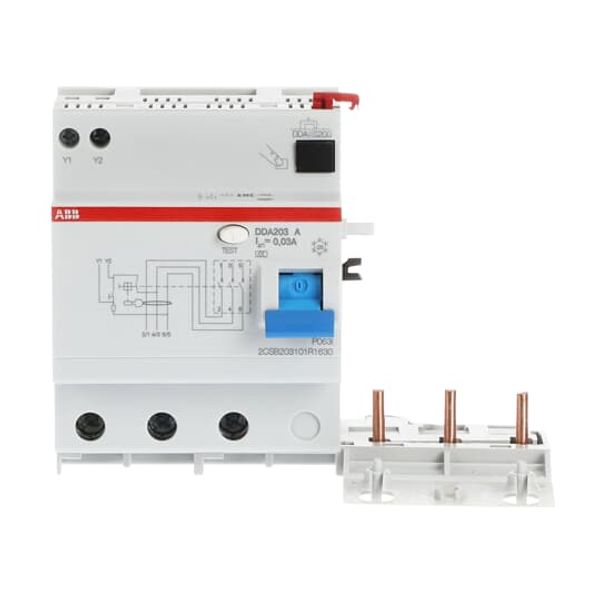 DDA203 A-25/0.1 Residual Current Device Block image 4