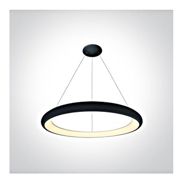 62144NB/B/V BLACK PENDANT 50W CCTV IP20 230V DIMMABLE image 1