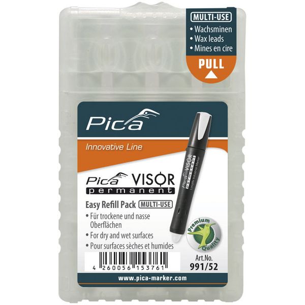 Pica 991/52 VISOR Permanent Refill white image 5